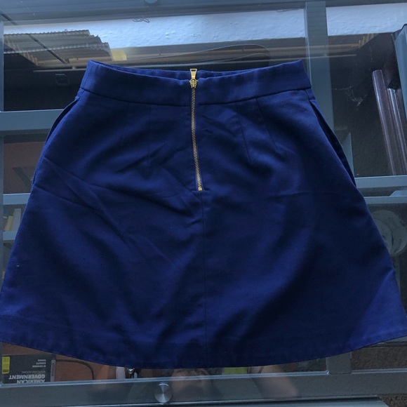 Express skater skirt royal blue with pockets - Picture 3 of 7